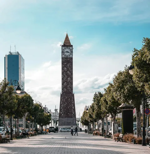 Habib Bourguiba Avenue, Tunis, Tunisia